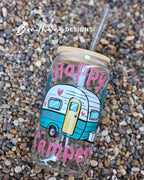 Summer Lake Day Collection Can Glass Set