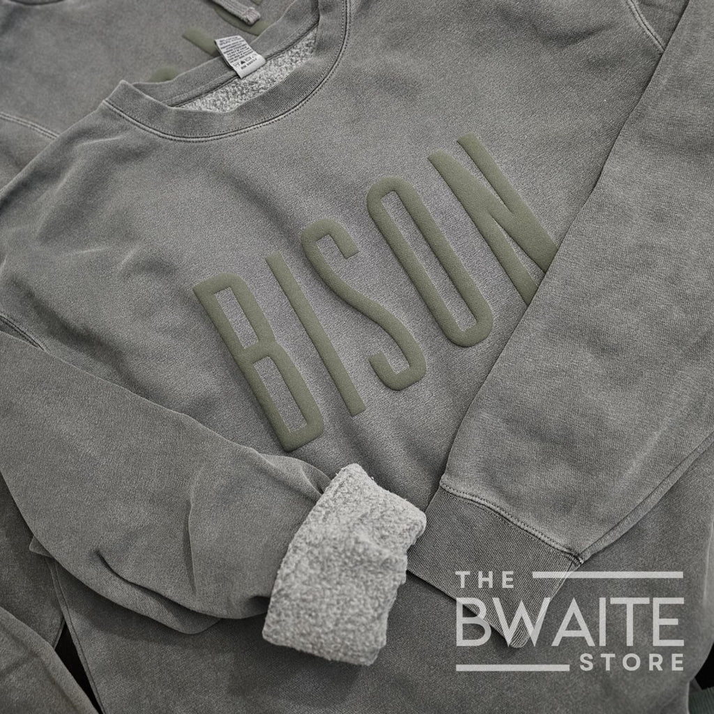 Customizable Pigment Dyed Crewneck Sweatshirt