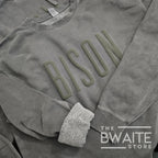 Customizable Pigment Dyed Crewneck Sweatshirt