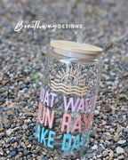 Summer Lake Day Collection Can Glass Set