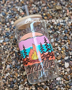 Summer Lake Day Collection Can Glass Set