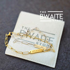 Bar Paperclip Chain Bracelet