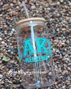 Summer Lake Day Collection Can Glass Set