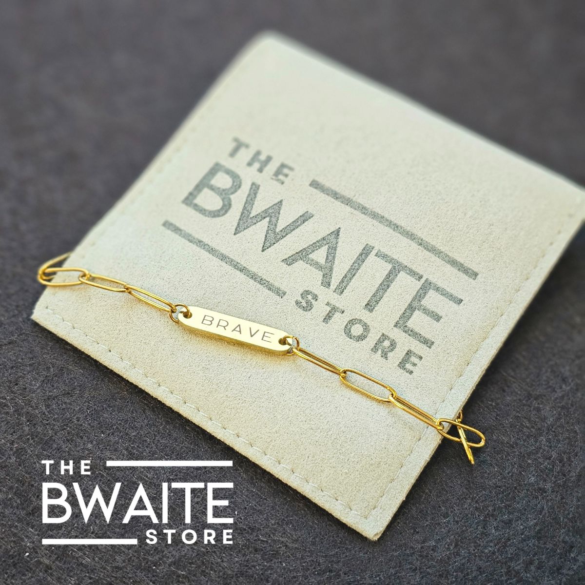 Bar Paperclip Chain Bracelet