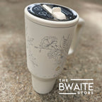 Hydrojug 32oz Traveler Peonies Custom Design