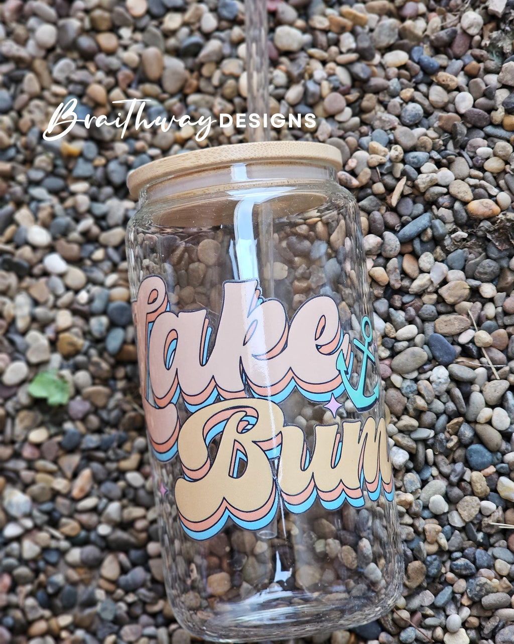 Summer Lake Day Collection Can Glass Set