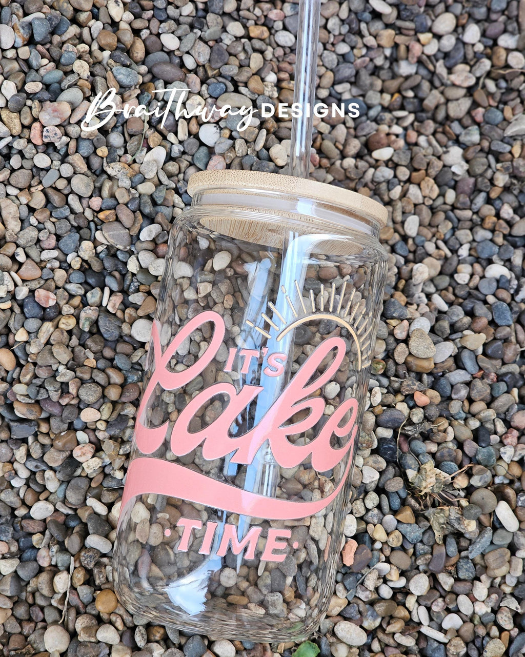 Summer Lake Day Collection Can Glass Set