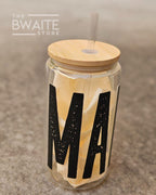 MAMA 16oz Iced Coffee Can Glass Set