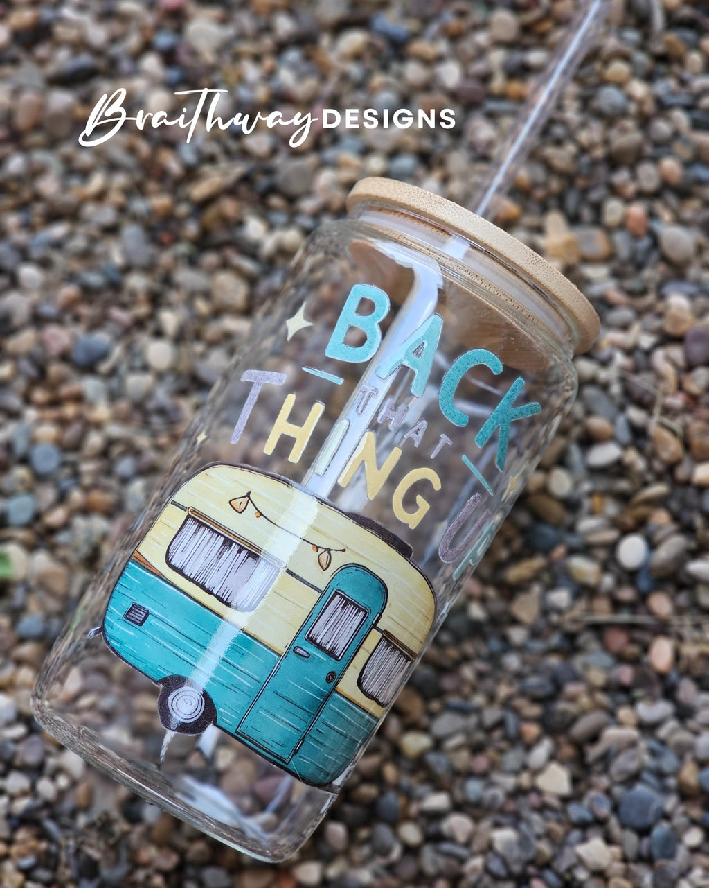 Summer Lake Day Collection Can Glass Set