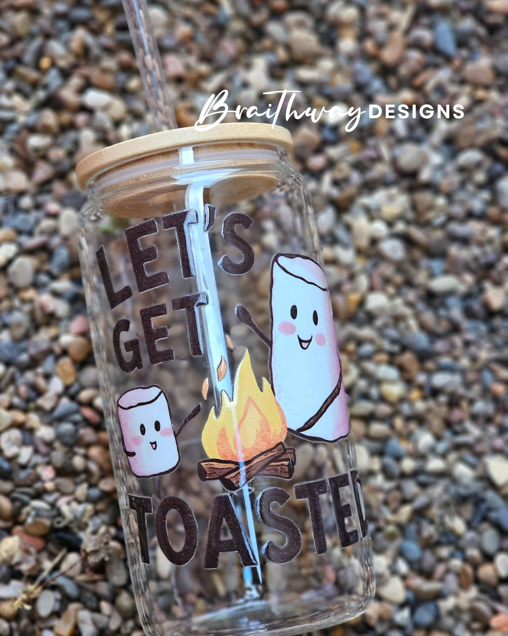 Summer Lake Day Collection Can Glass Set