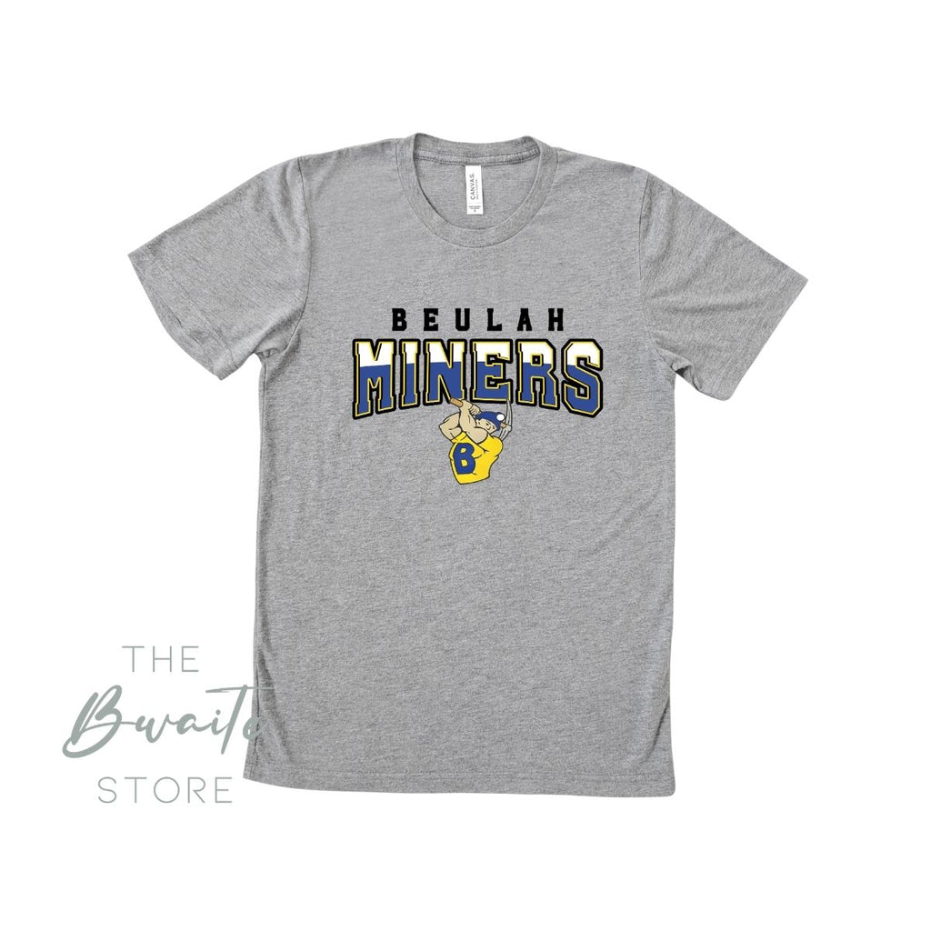 B MINERS BC Triblend Tshirt Adult Unisex  : PREORDER