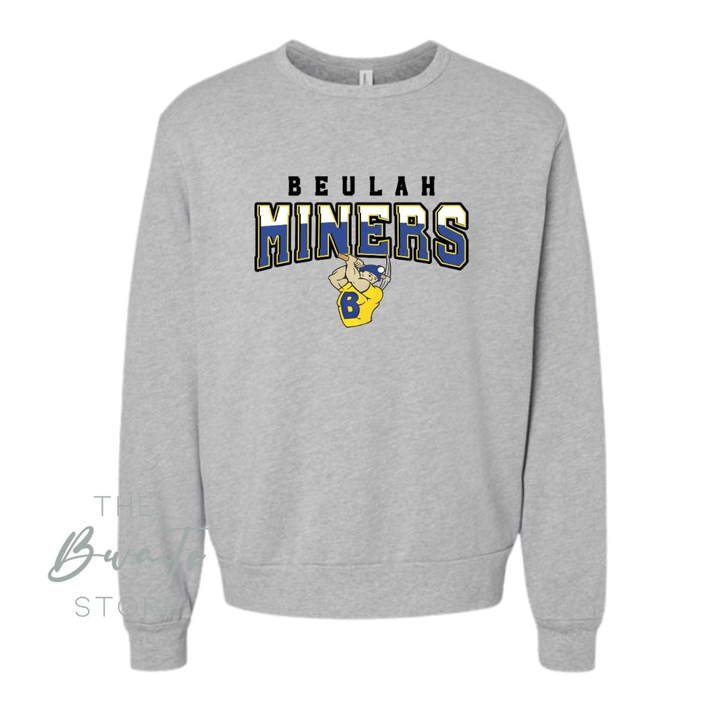 B MINERS BC FLEECE Crewneck ADULT Unisex  : PREORDER
