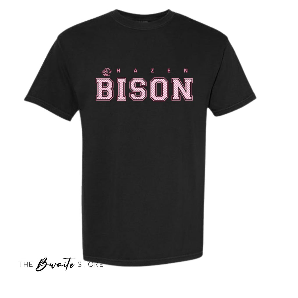 HB HAZEN BISON PINK OUT CC ADULT TSHIRT  : PREORDER