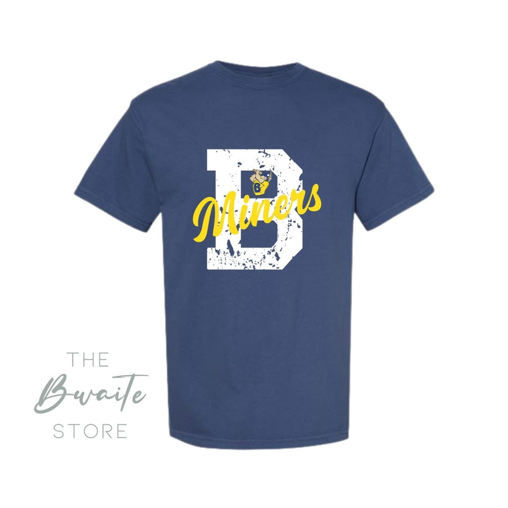BM MINERS RETRO CHEST DESIGN CC TSHIRT YOUTH + ADULT : PREORDER