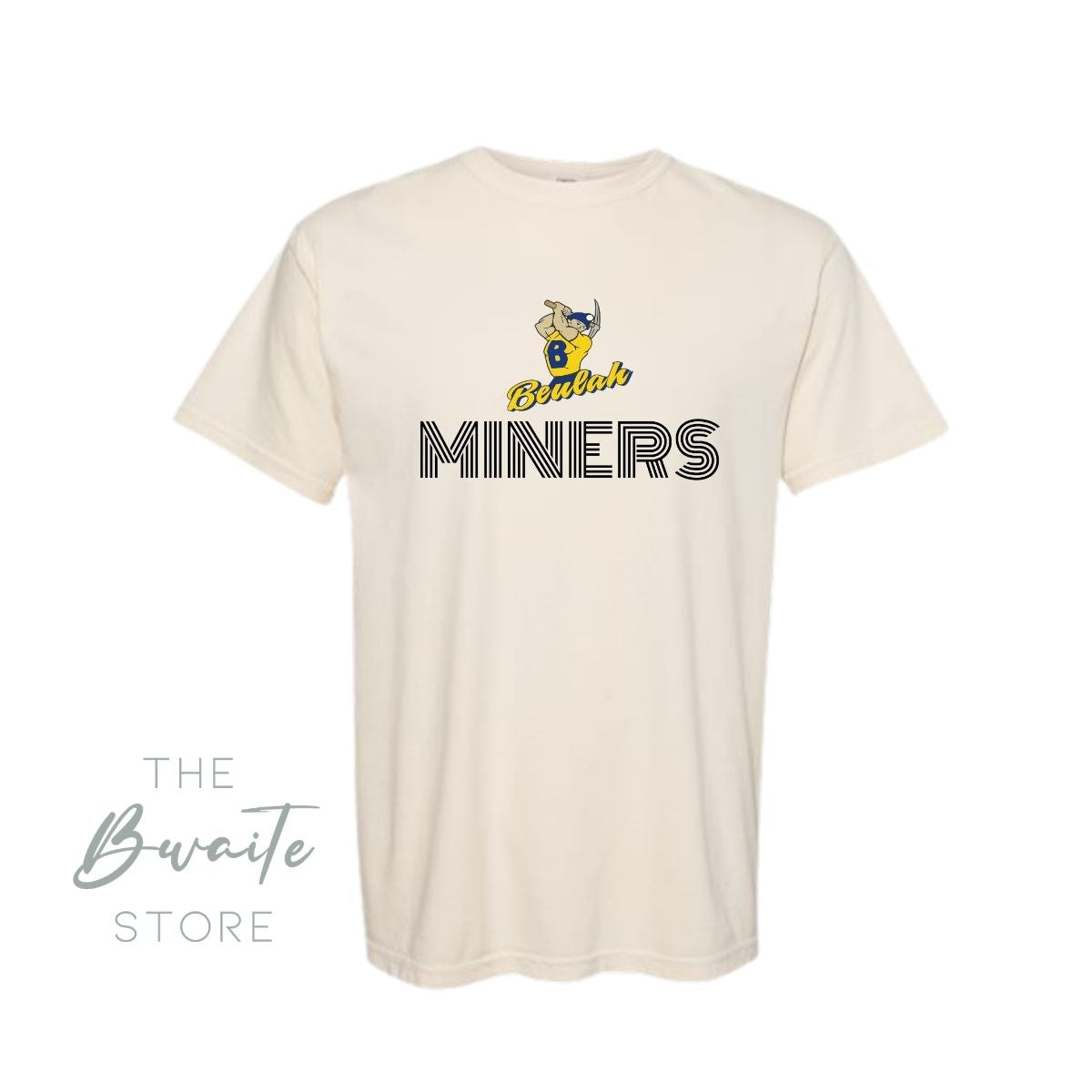 BM BEULAH MINERS IVORY CC TSHIRT  : PREORDER