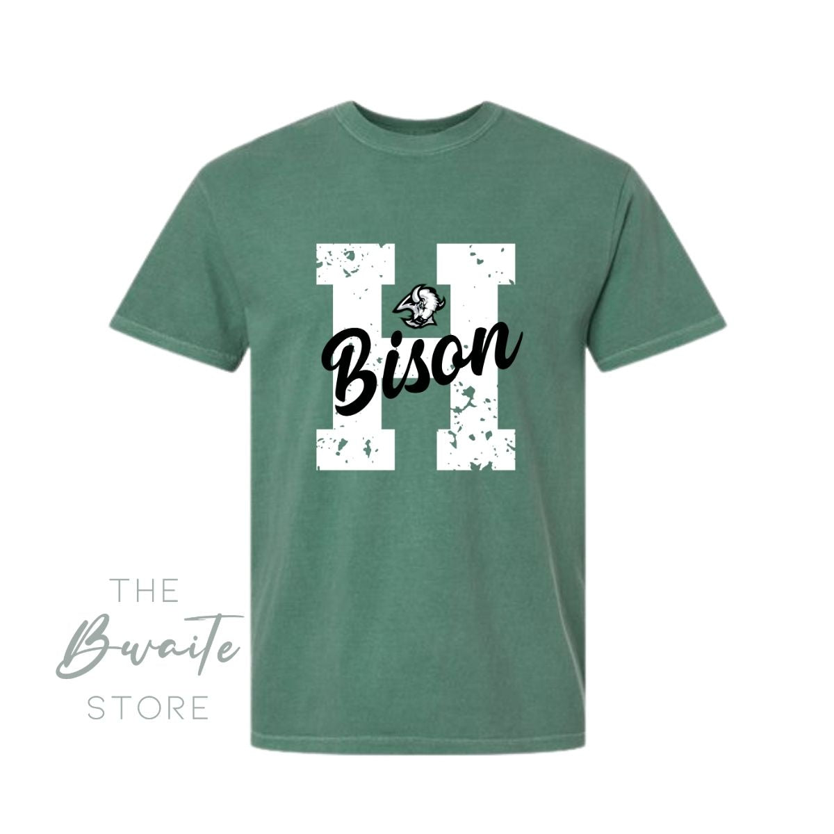 HB H BISON LIGHT GREEN CC TSHIRT ADULT ONLY  : PREORDER