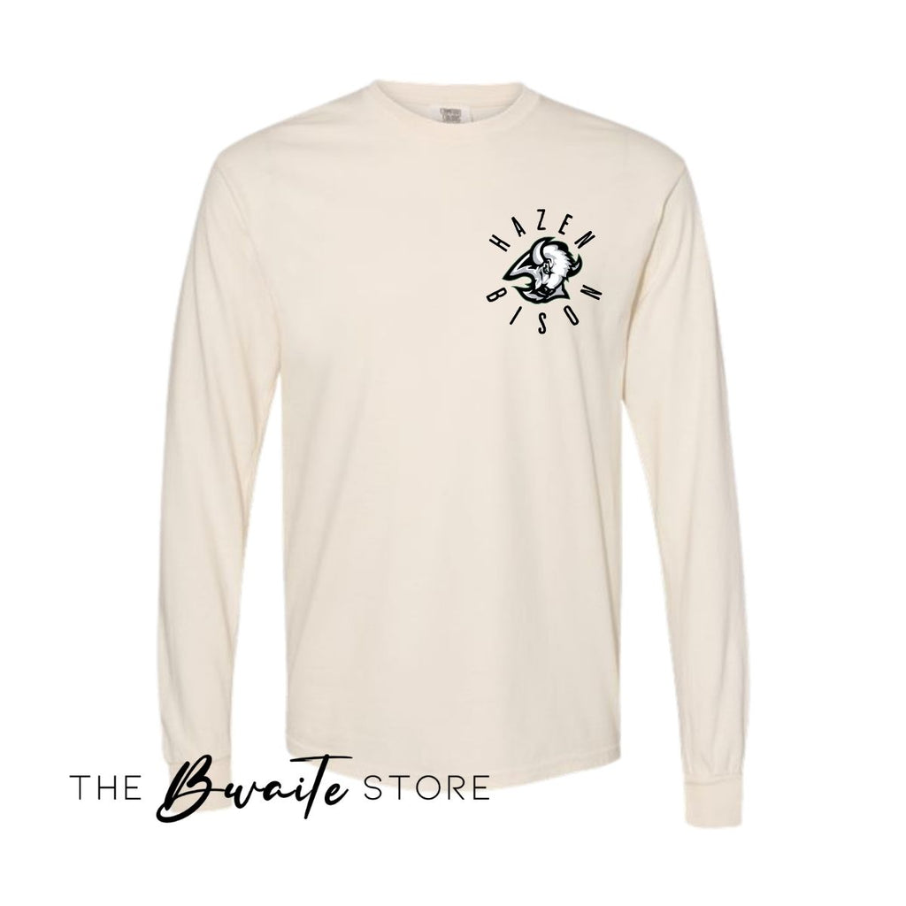 HB HAZEN BISON IVORY CC LONG SLEEVE TEE  : PREORDER