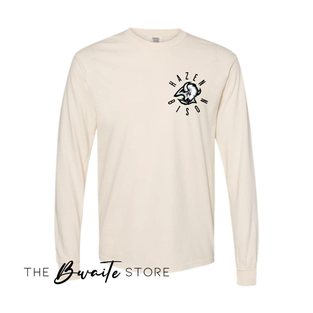 HB HAZEN BISON IVORY CC LONG SLEEVE TEE  : PREORDER