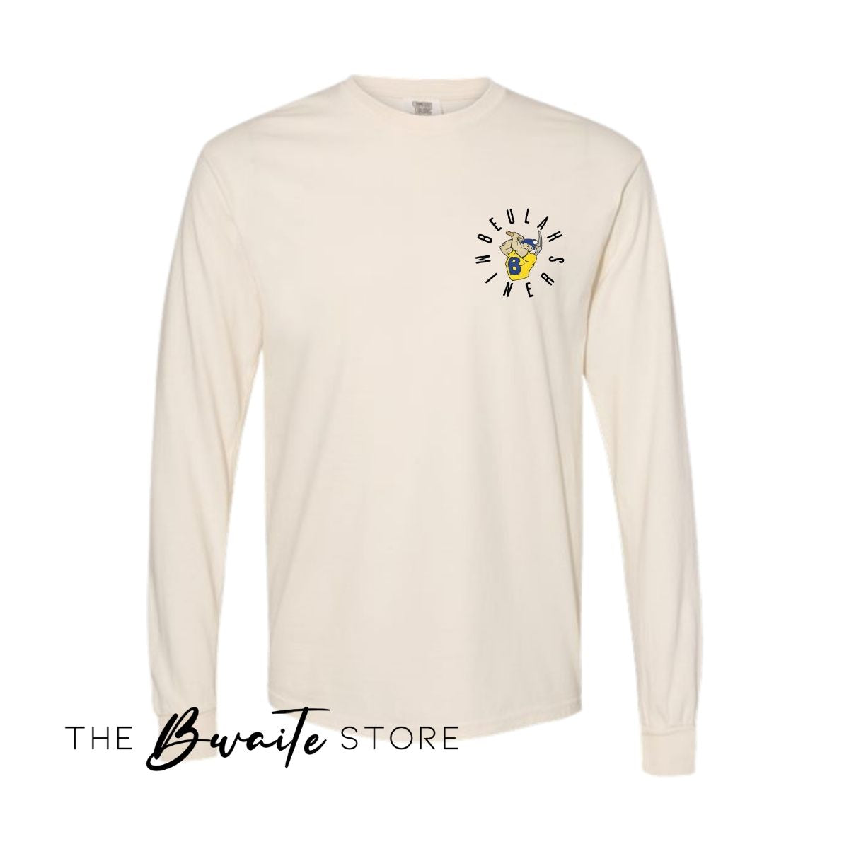 BM BEULAH MINERS IVORY CC LONG SLEEVE TEE  : PREORDER