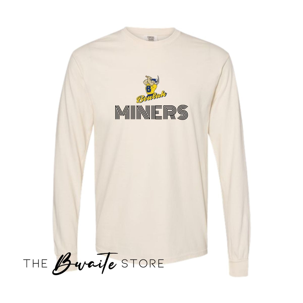 BM BEULAH MINERS IVORY CC LONG SLEEVE TEE  : PREORDER