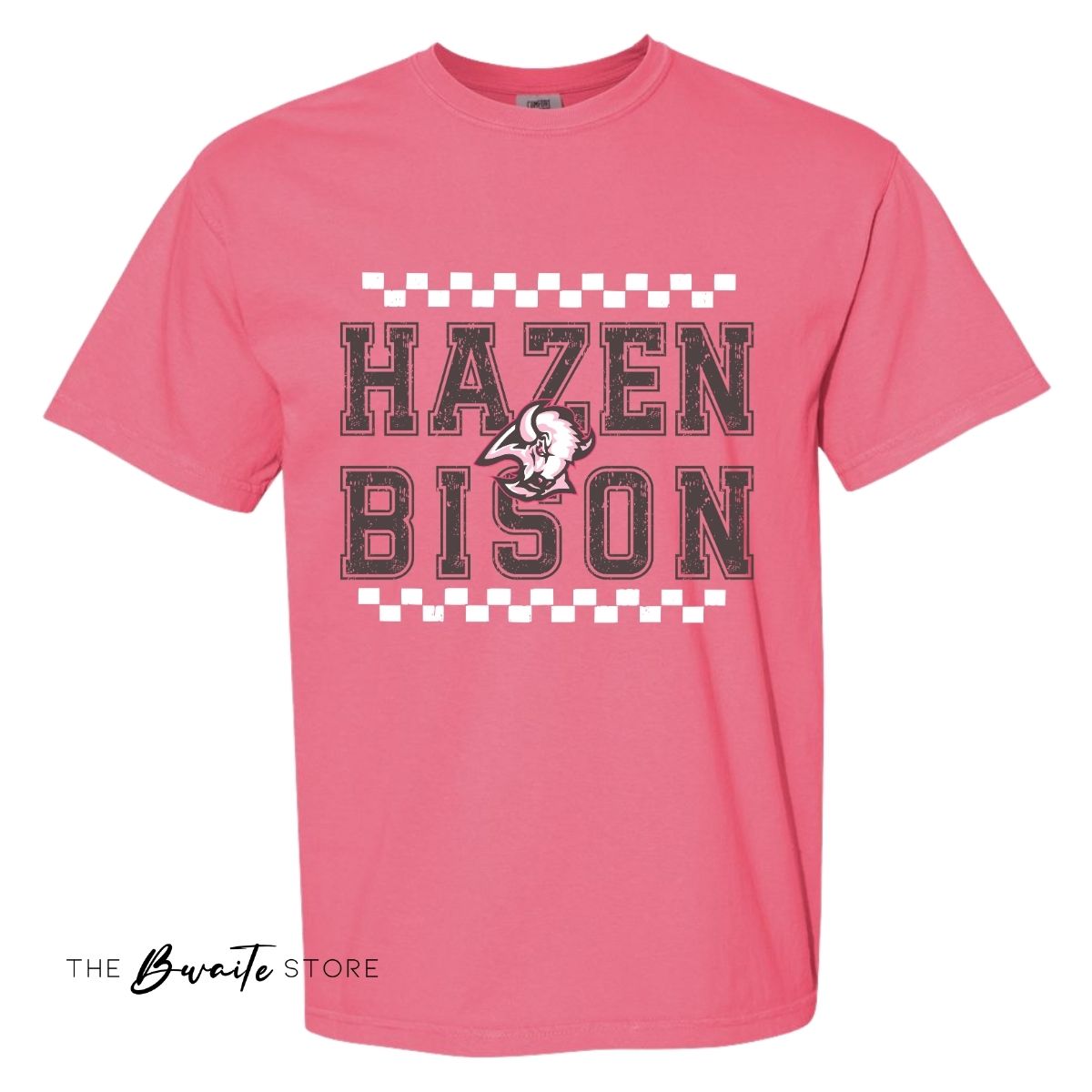 HB HAZEN BISON PINK OUT CC ADULT TSHIRT  : PREORDER