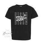 HB BISON PENNANT CC TSHIRT YOUTH + ADULT  : PREORDER