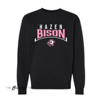 HB HAZEN BISON PINK OUT ADULT SWEATSHIRT TSHIRT  : PREORDER
