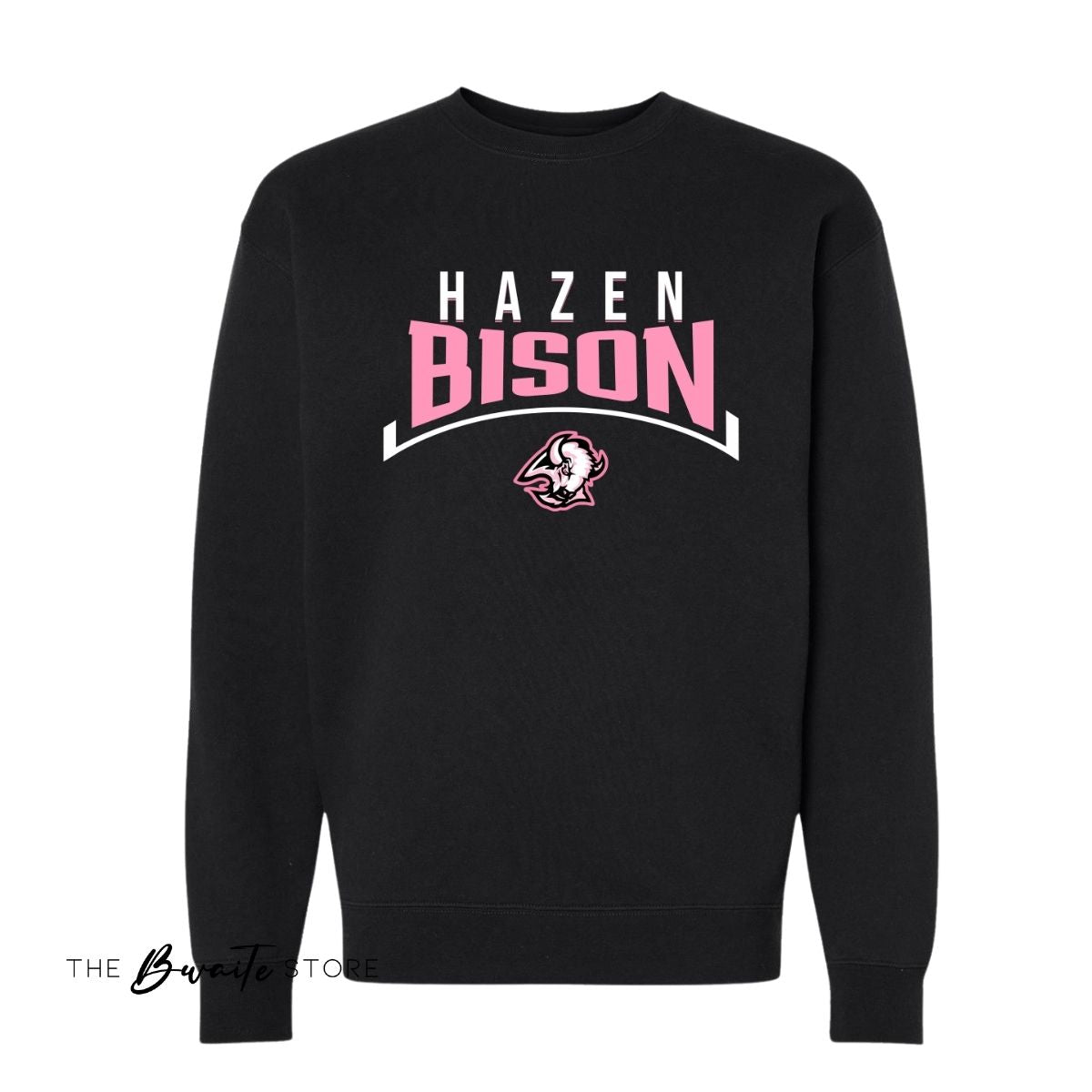 HB HAZEN BISON PINK OUT ADULT SWEATSHIRT TSHIRT  : PREORDER