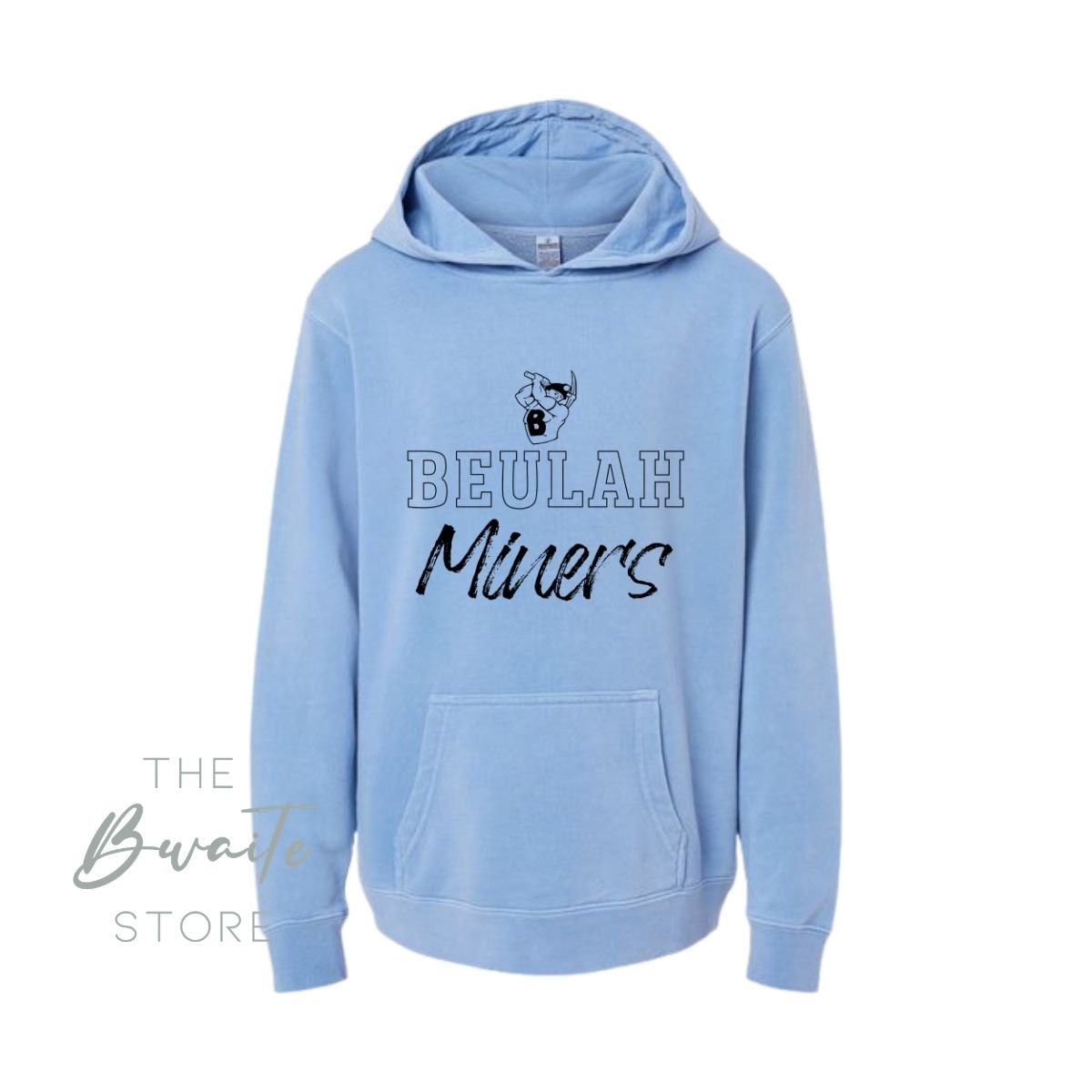 BEULAH MINERS Pigment Dyed Hoodie YOUTH : PREORDER