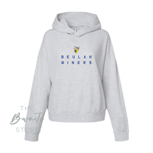 BEULAH MINERS WOMEN'S BOXY FIT Sweatshirt CREWNECK/HOODED SWEATSHIRT : PREORDER