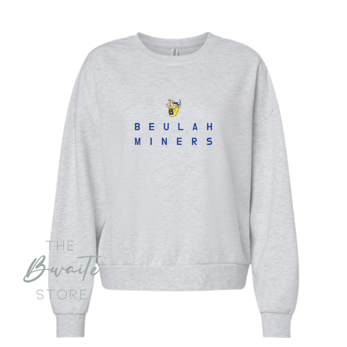 BEULAH MINERS WOMEN'S BOXY FIT Sweatshirt CREWNECK/HOODED SWEATSHIRT : PREORDER