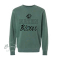 HAZEN BISON Pigment Dyed Sweatshirt : PREORDER