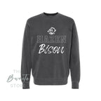 HAZEN BISON Pigment Dyed Sweatshirt : PREORDER