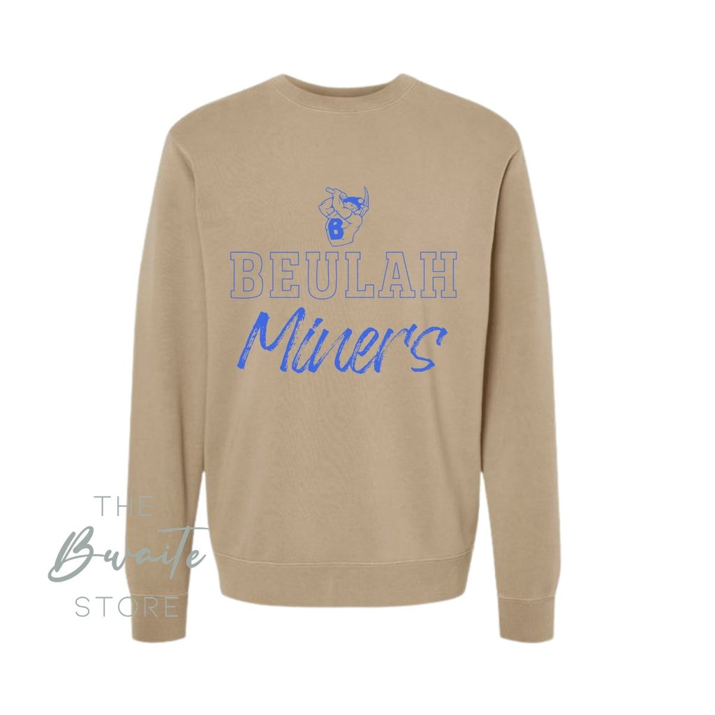 BEULAH MINERS Pigment Dyed Sweatshirt : PREORDER