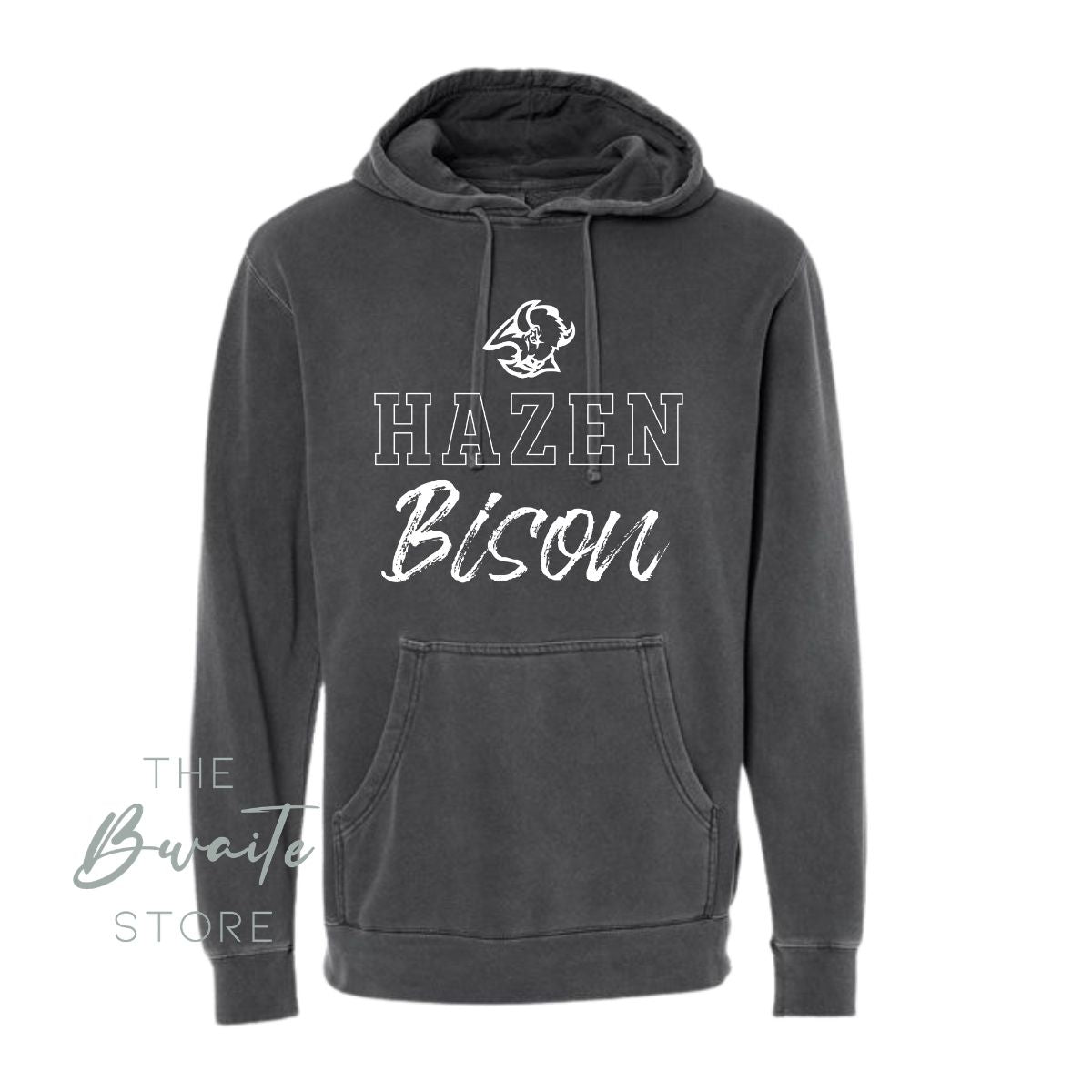 HAZEN BISON Pigment Dyed Sweatshirt : PREORDER