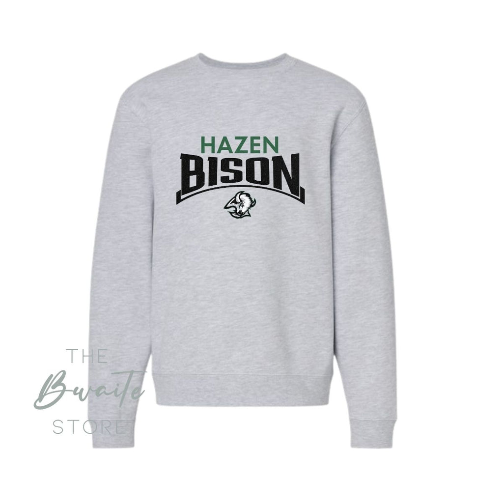 Hazen Bison IT Crewneck Youth Unisex : PREORDER