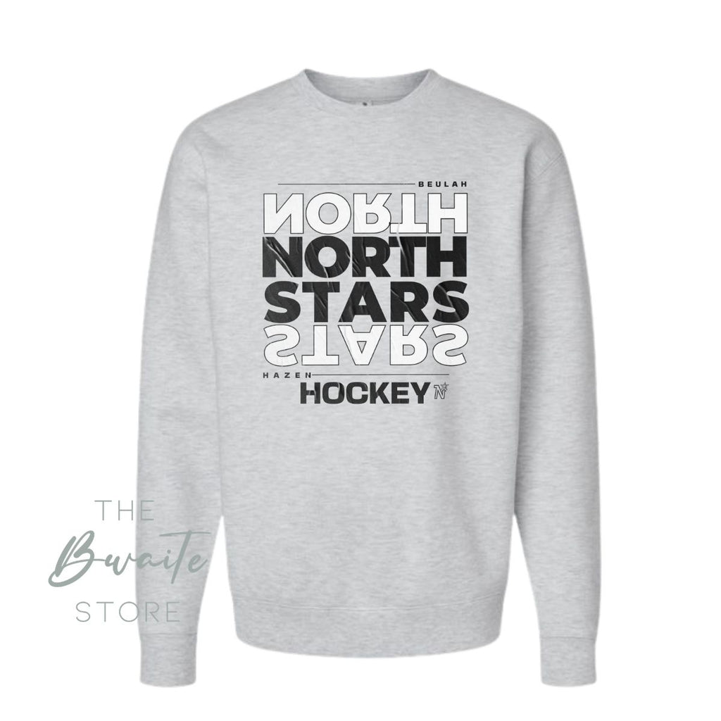 North Stars HOCKEY IT Crewneck Adult Unisex : PREORDER
