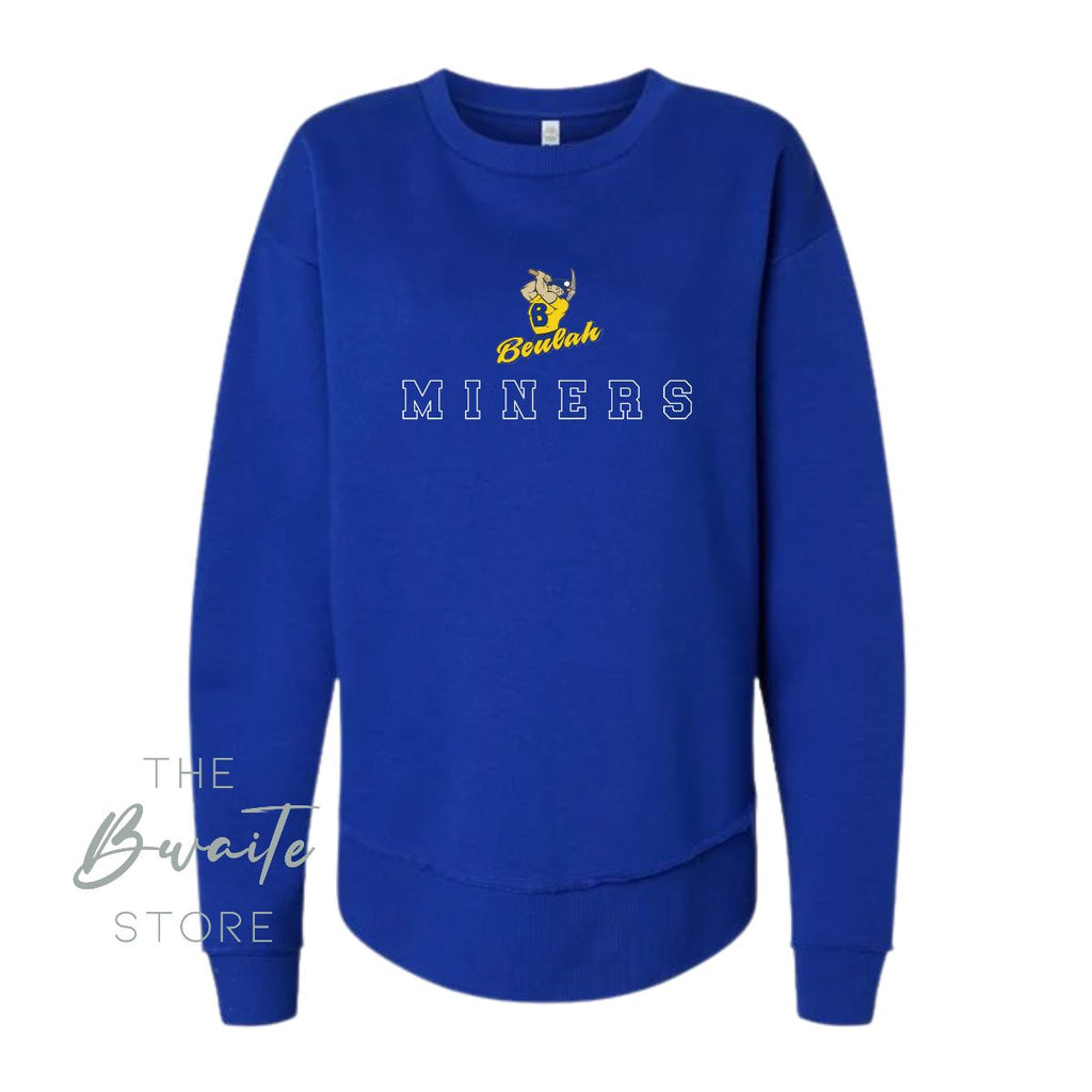 B MINERS Women's Weekend Crewneck Sweatshirt  : PREORDER