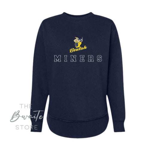 B MINERS Women's Weekend Crewneck Sweatshirt  : PREORDER