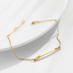 Skinny Minimalist Bar Bracelet