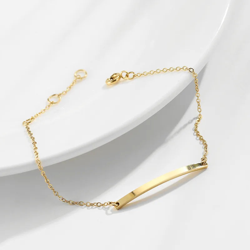 Skinny Minimalist Bar Bracelet