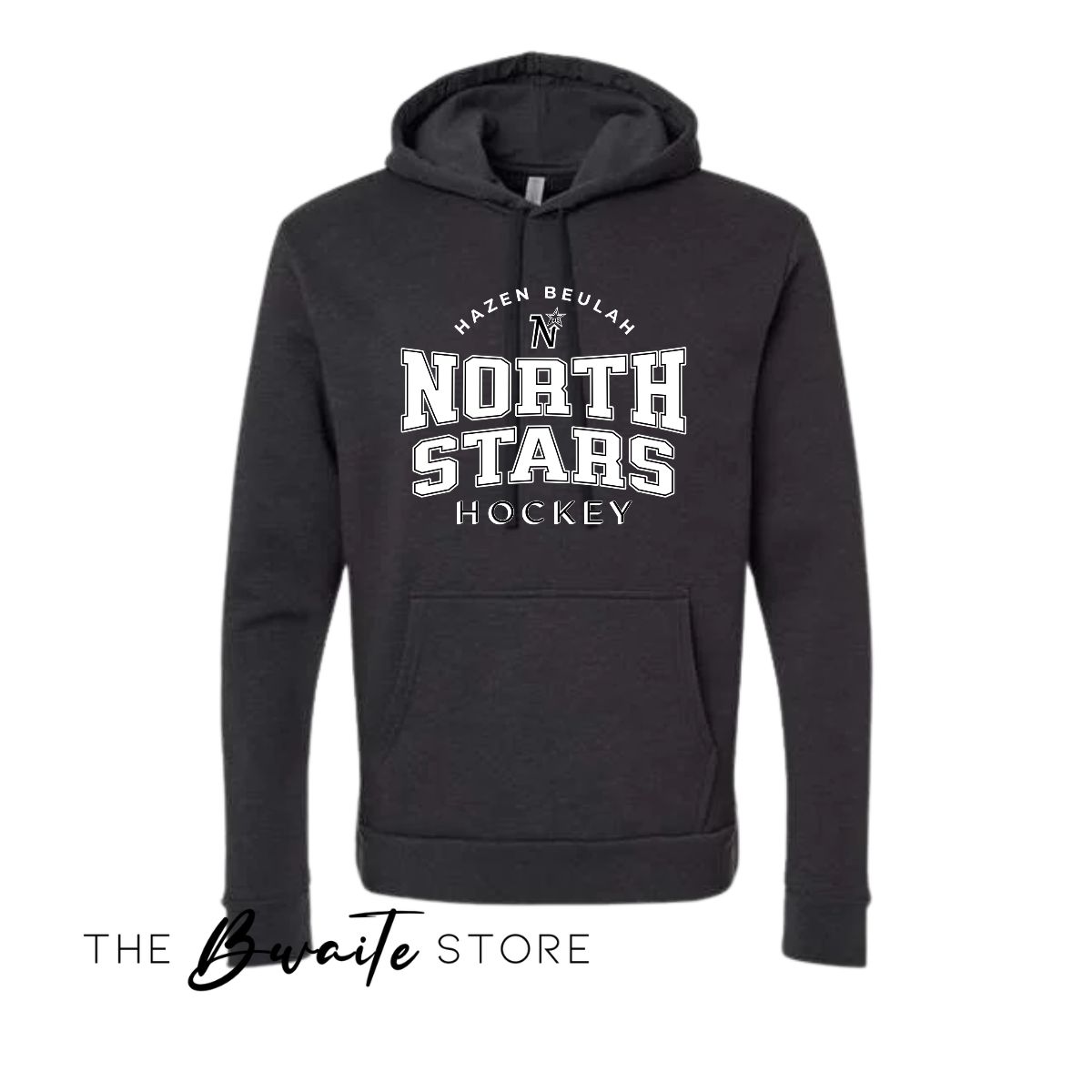 NS HOCKEY NL BLACK HOODIE YOUTH + ADULT UNISEX : PREORDER