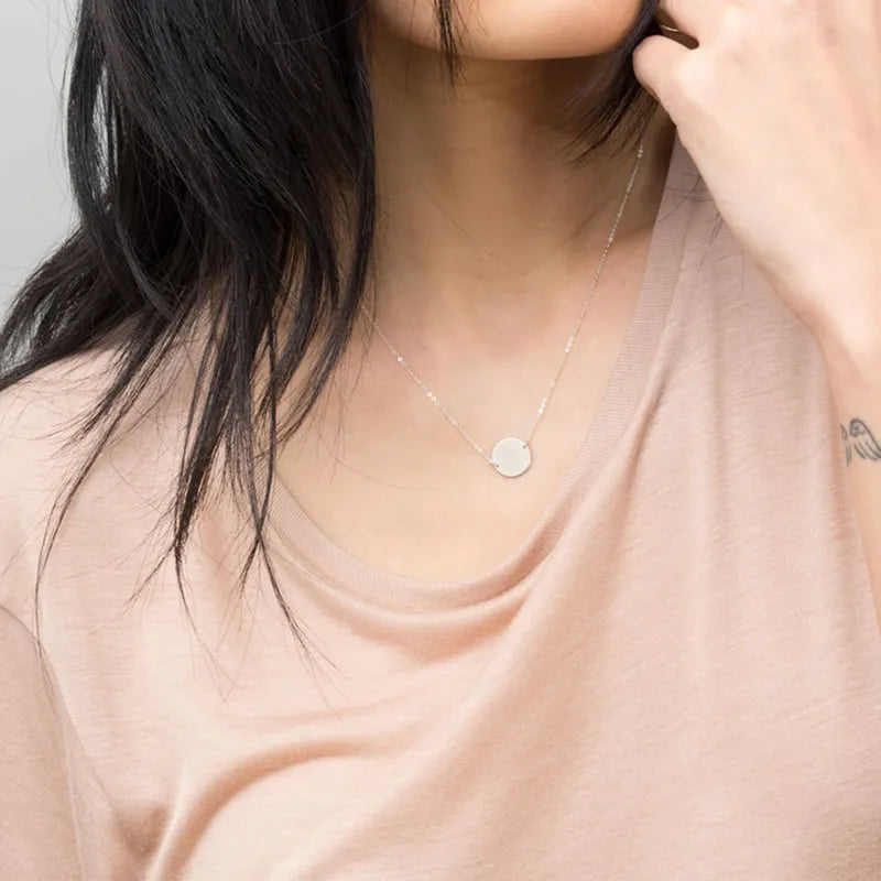 Round Pendent Necklace
