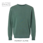 Customizable Pigment Dyed Crewneck Sweatshirt