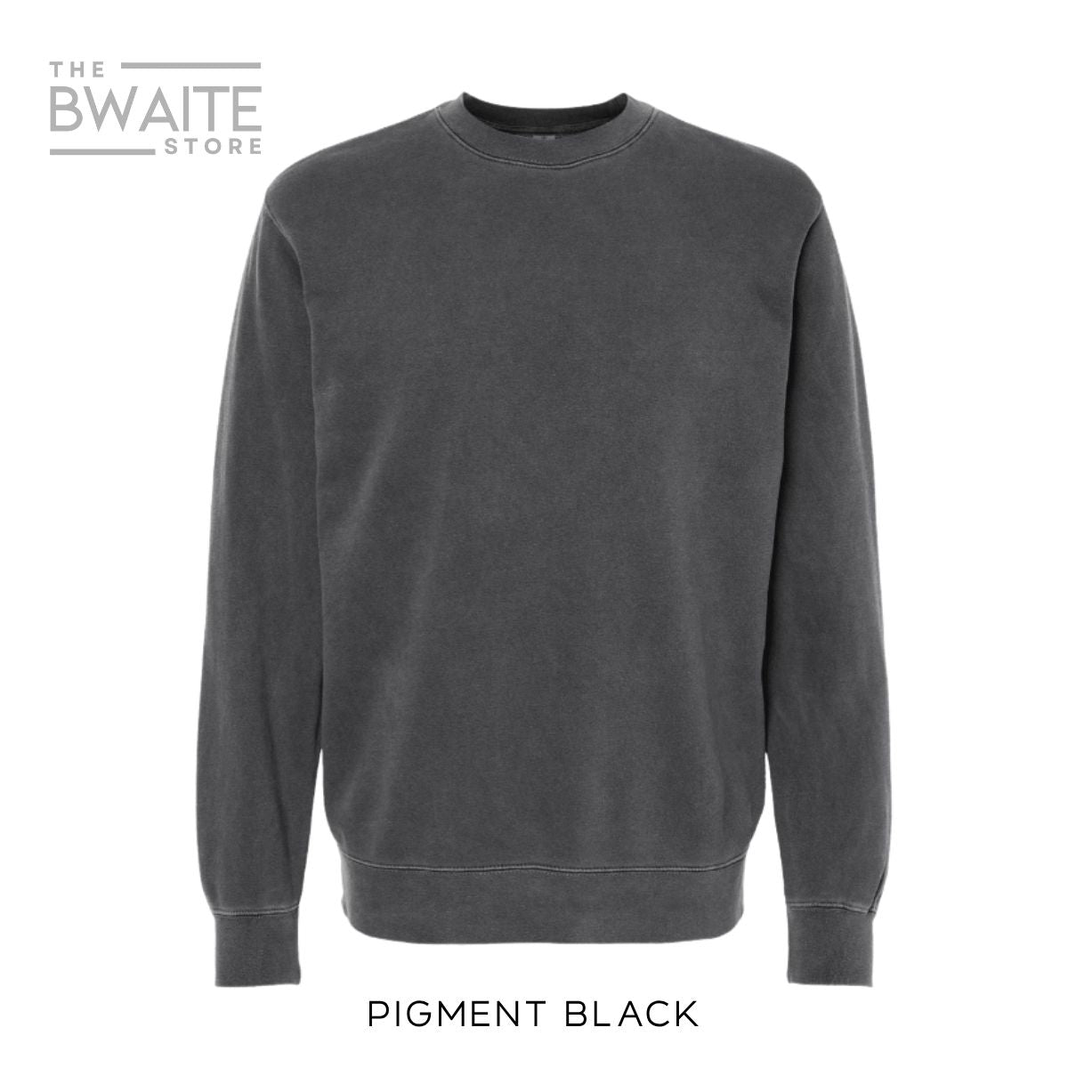 Customizable Pigment Dyed Crewneck Sweatshirt