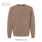 Customizable Pigment Dyed Crewneck Sweatshirt
