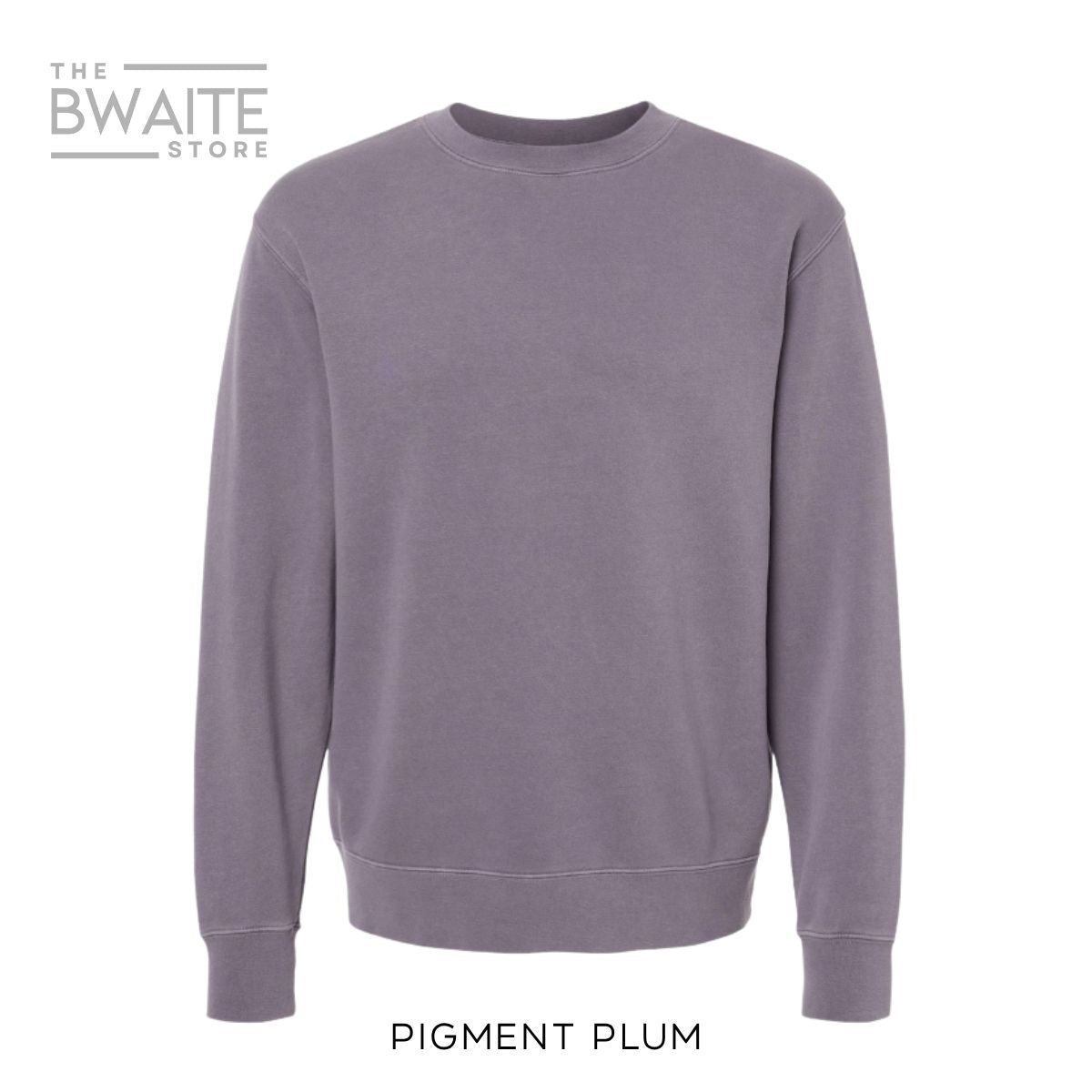 Customizable Pigment Dyed Crewneck Sweatshirt