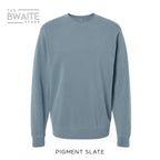Customizable Pigment Dyed Crewneck Sweatshirt