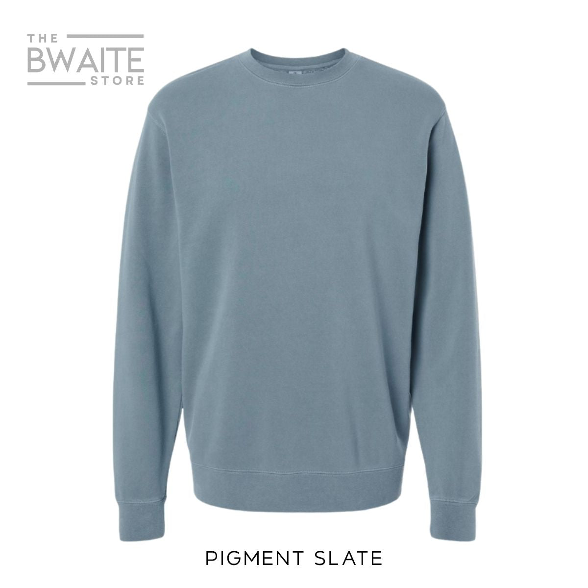 Customizable Pigment Dyed Crewneck Sweatshirt