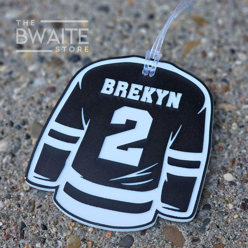 Personalized Acrylic Hockey Jersey Bag Tag